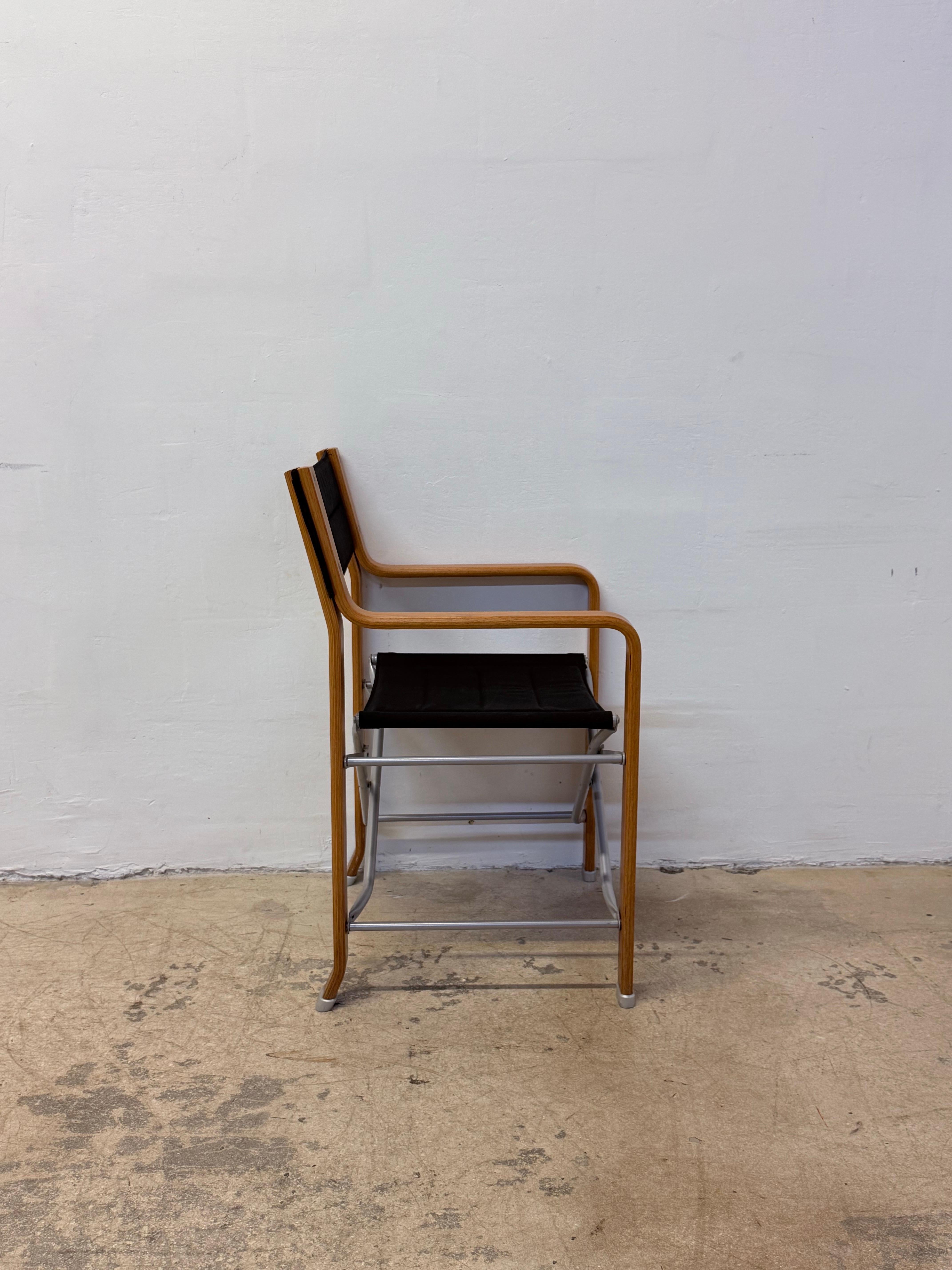 Silla plegable de director Federico Giner, años 80 en Bueno estado para la venta en Miami, FL