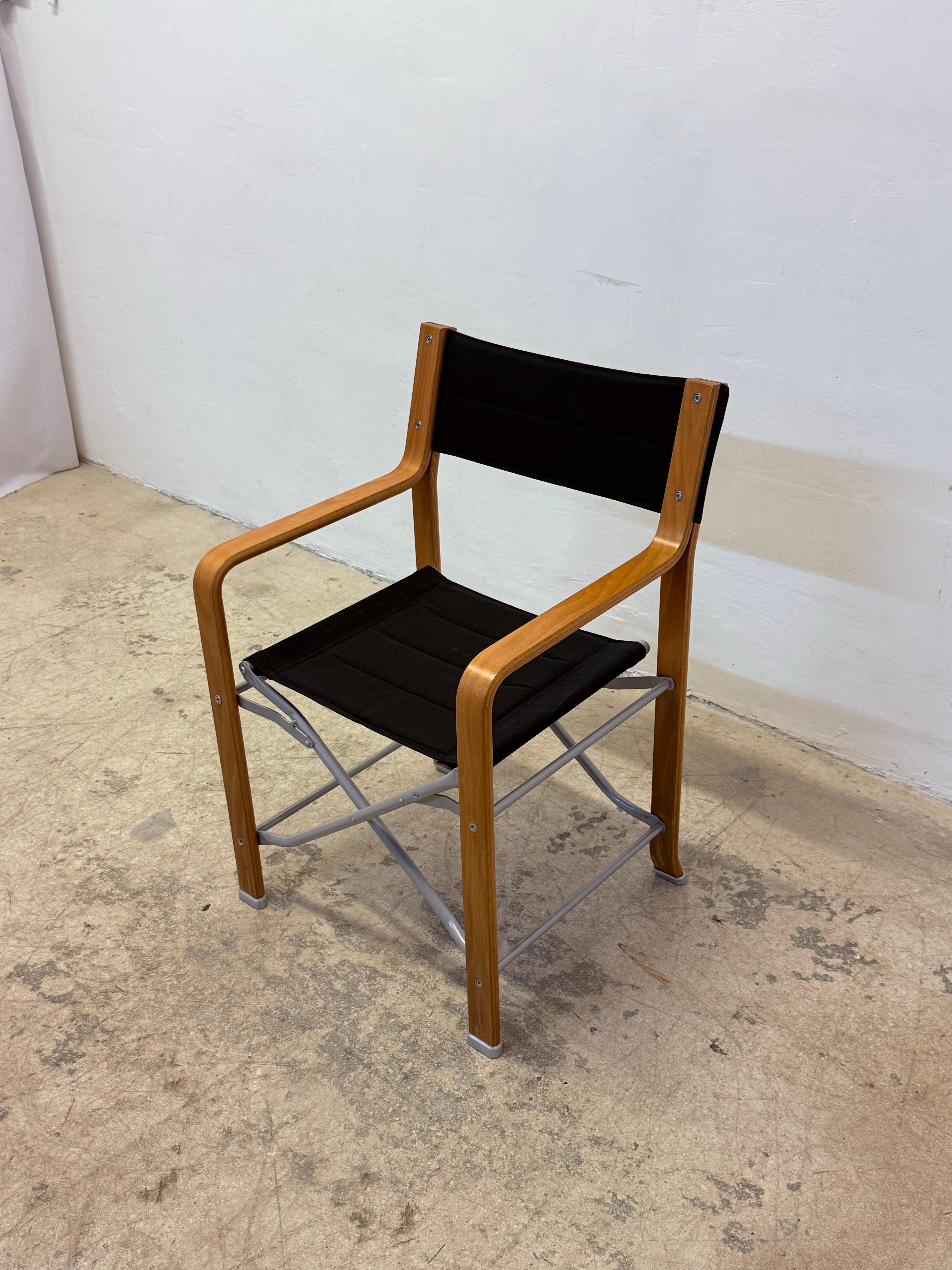 Silla plegable de director Federico Giner, años 80 Tela en venta