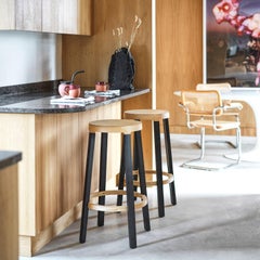 Federico Gregorutti 'Step’ Stool in Ash Wood for Established & Sons