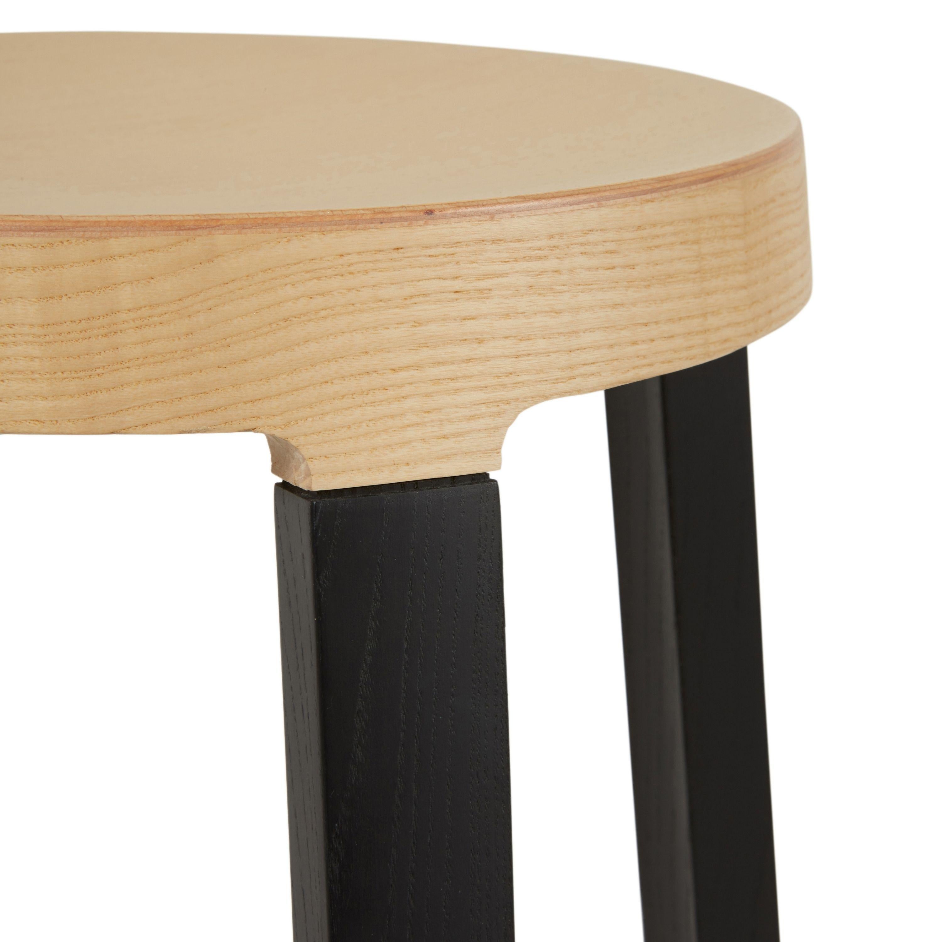 Frêne Tabouret 'Step' de Federico Gregorutti en Wood Wood pour Established & Sons en vente