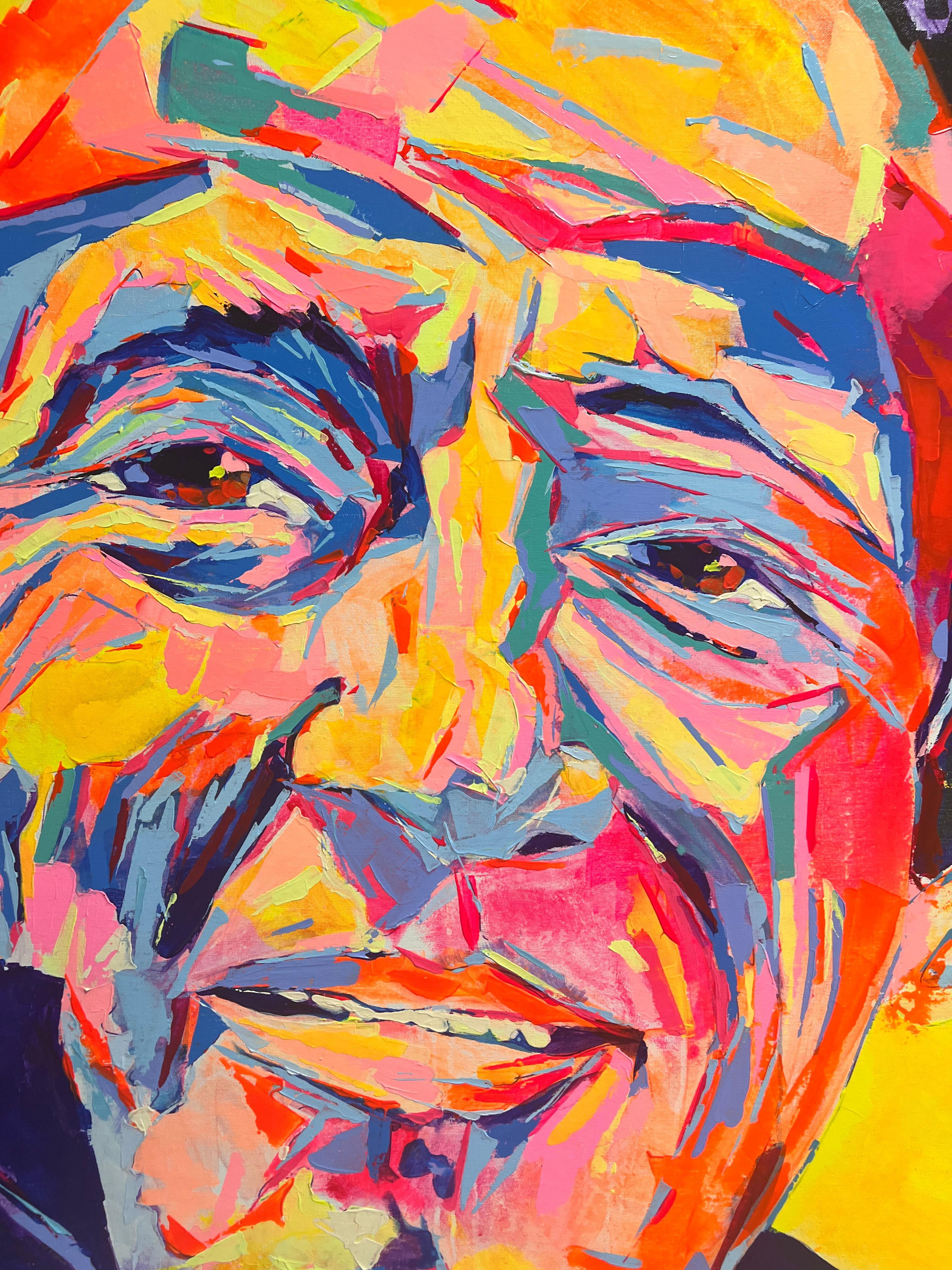 Bruce Springsteen - Pop Art Painting by Federico Lopez