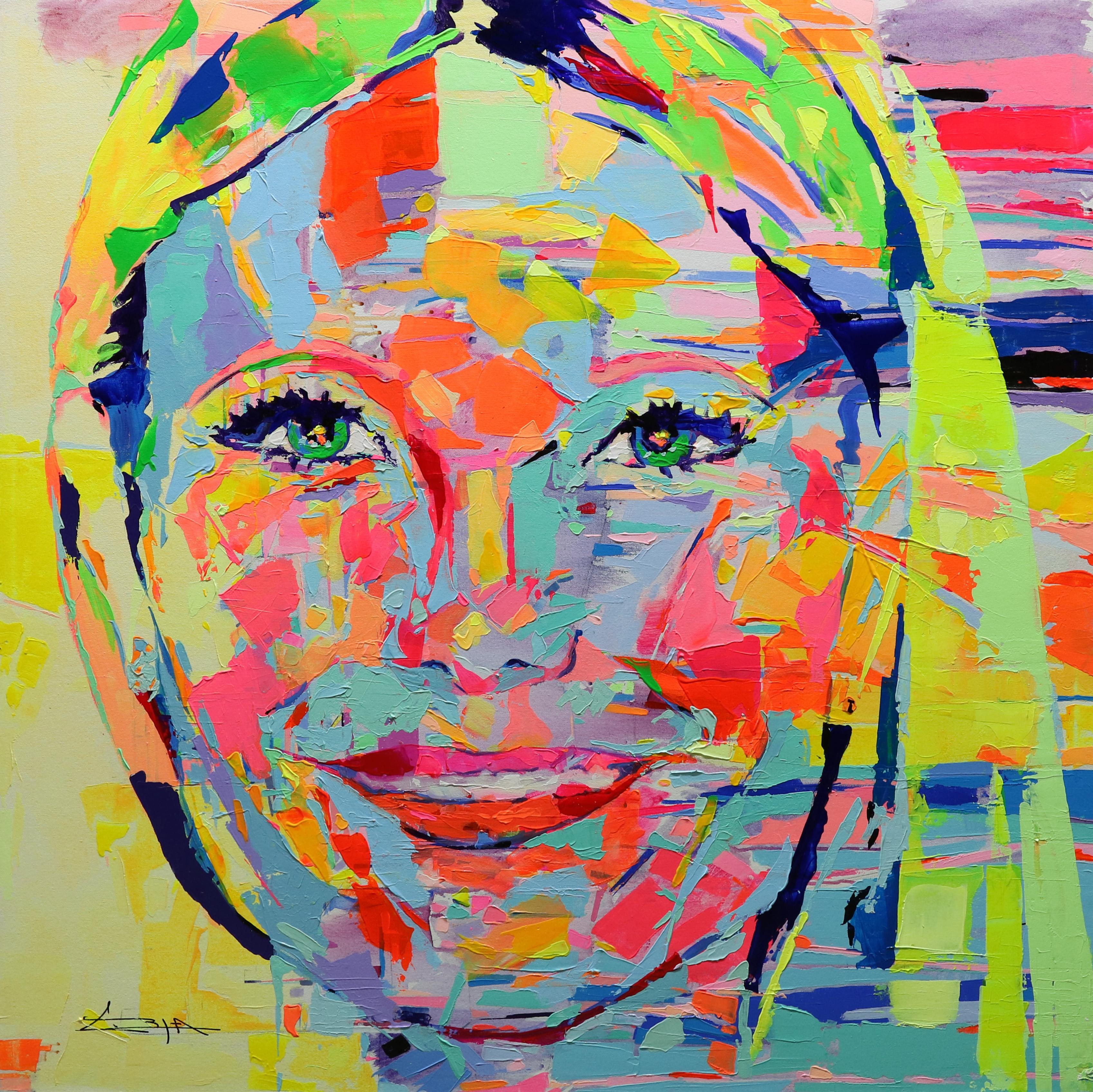 Female Icon, Gwyneth Paltrow, Pop Style, Acrylic on Canvas