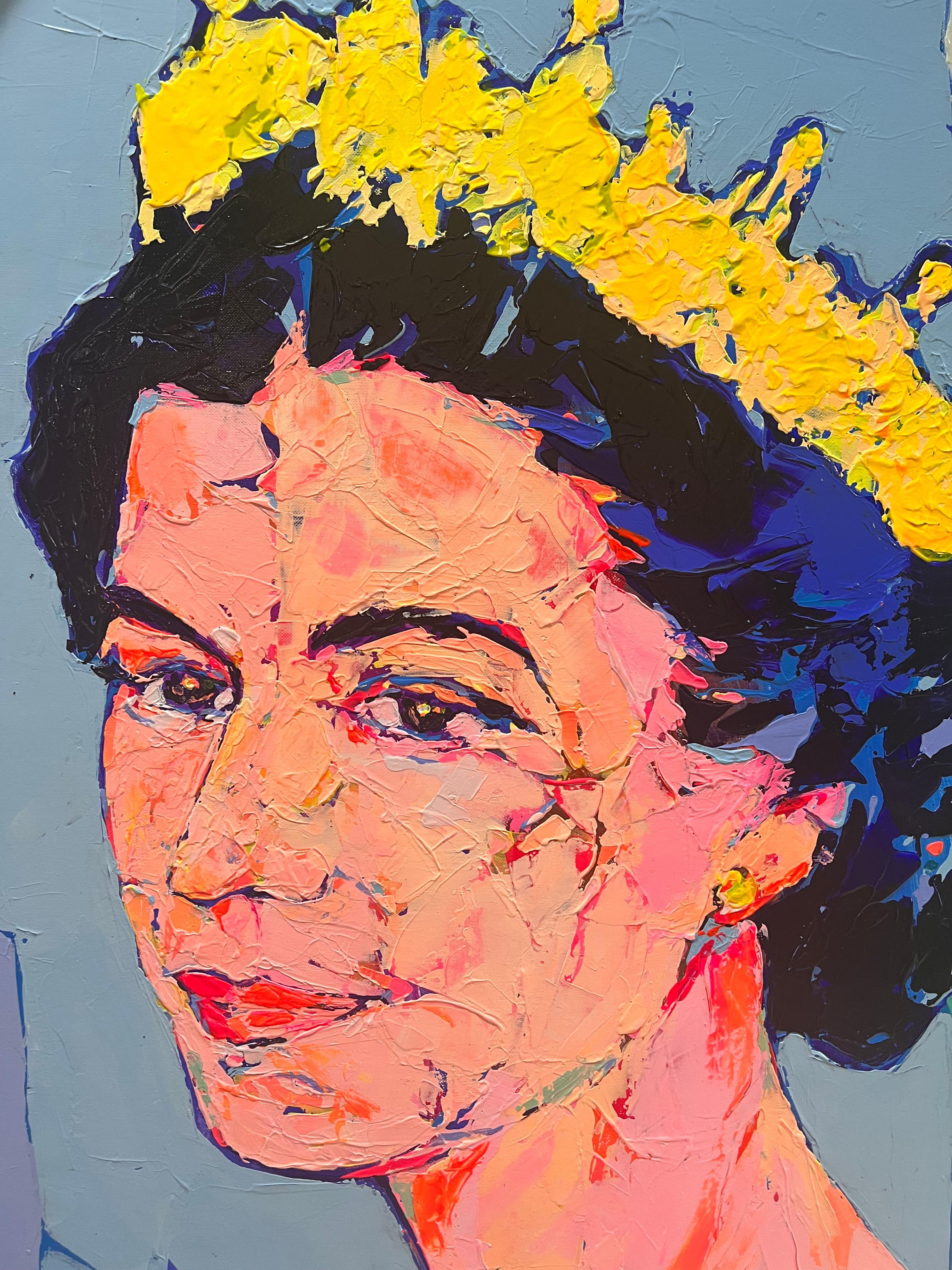 Königin Elisabeth – Painting von Federico Lopez