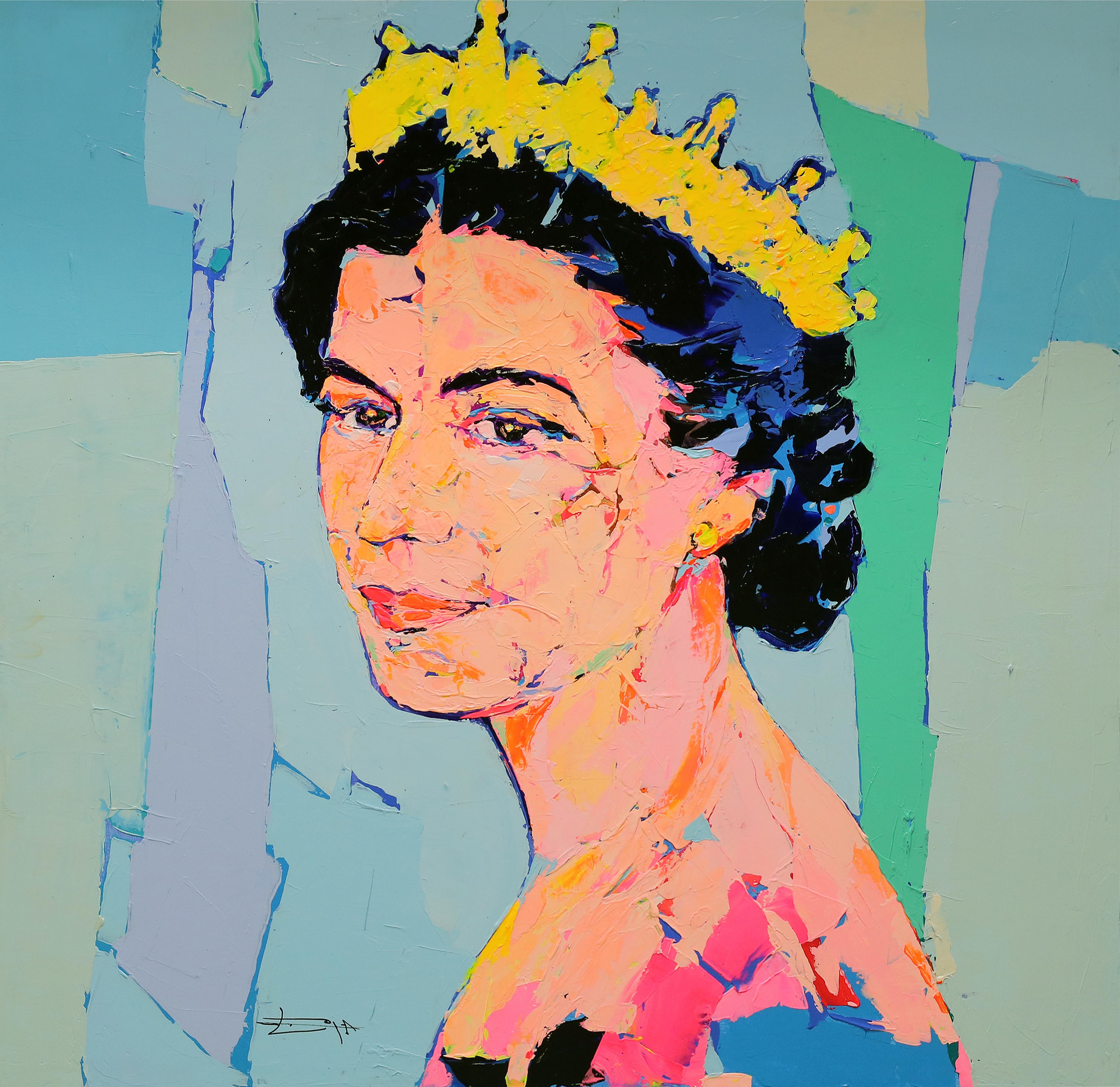 Federico Lopez Still-Life Painting - Queen Elizabeth