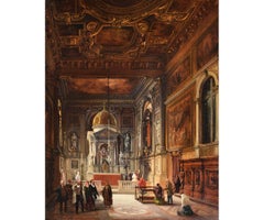 Interno cappella del Rosario nella chiesa dei Santi Giovanni e Paolo, Venezia