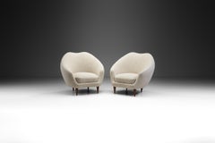 Federico Munari Moderne Loungesessel aus der Mitte des Jahrhunderts, Italien 1950er Jahre