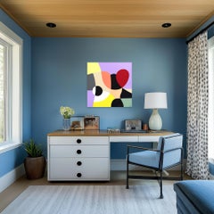 Intesa 4 - Original Abstract Vibrant Colorful Geometric Artwork on Canvas