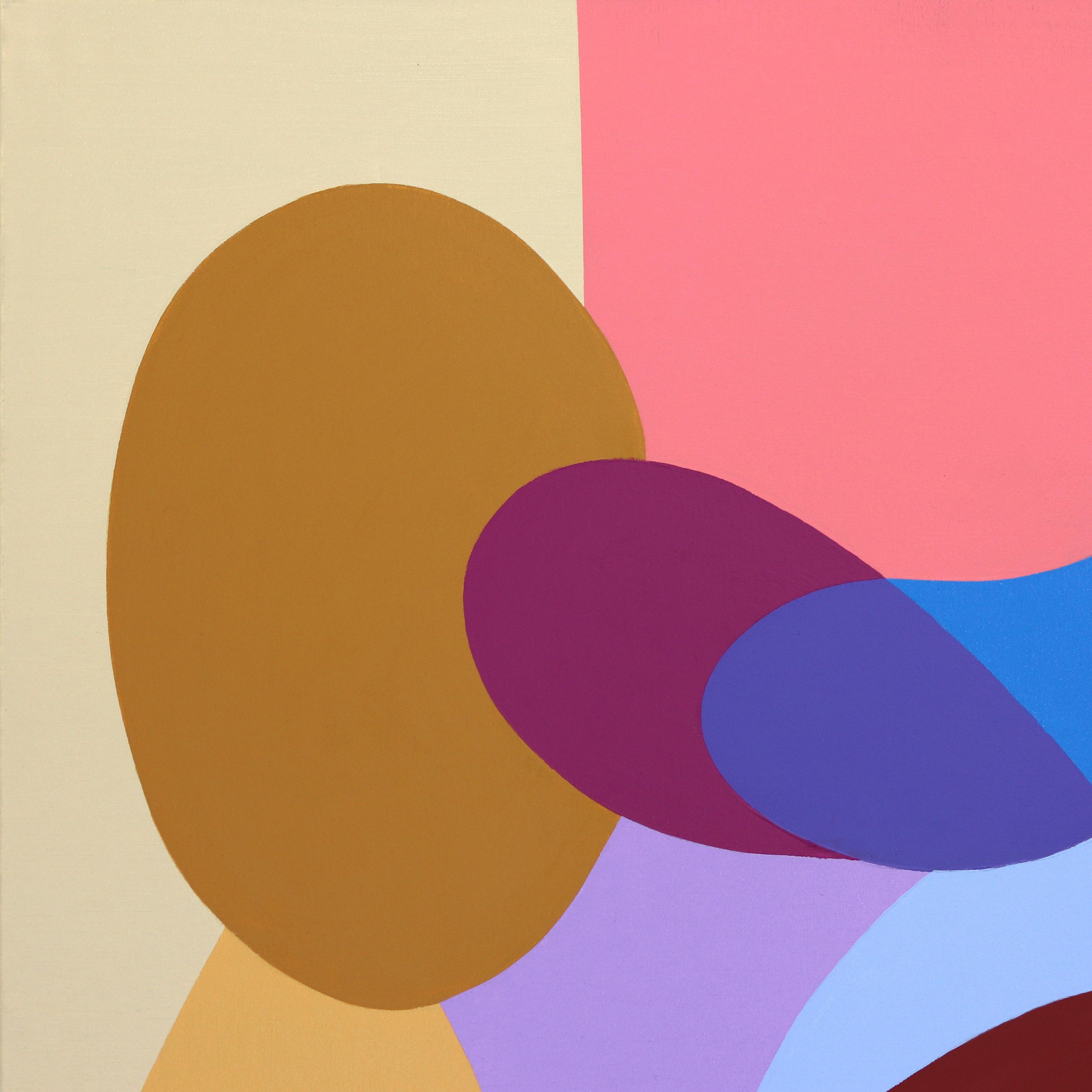 Designs, shapes, and colors find a balance between a polite instinct and a domesticated confusion within the cubist-inspired artworks by Tuscan artist Federico Pinto Schmid. Partially restraining the seemingly boundless color are bold shapes, Pinto
