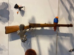Squirrel and Bird on Rifle II
