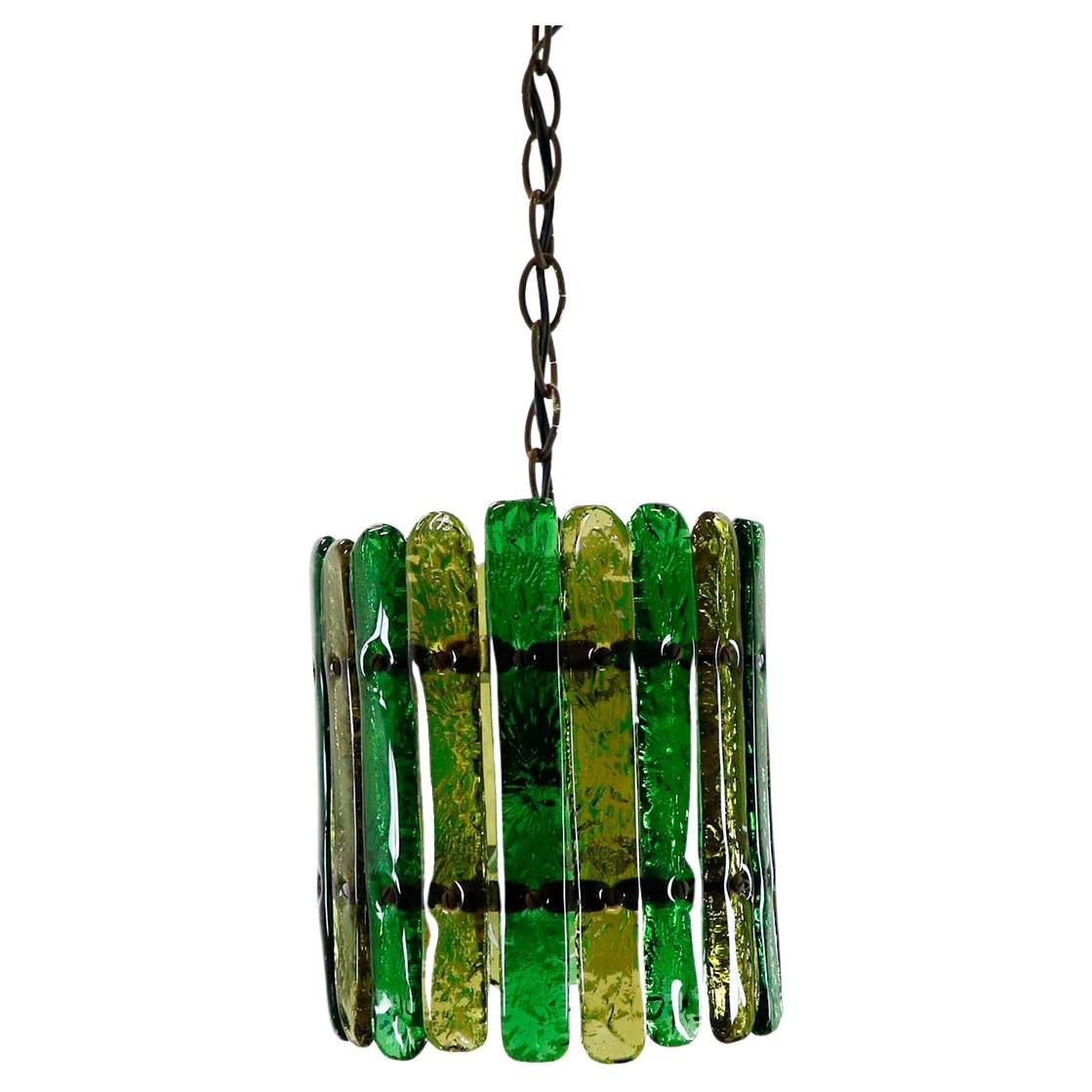 Feders Hand Blown Glass Chandelier