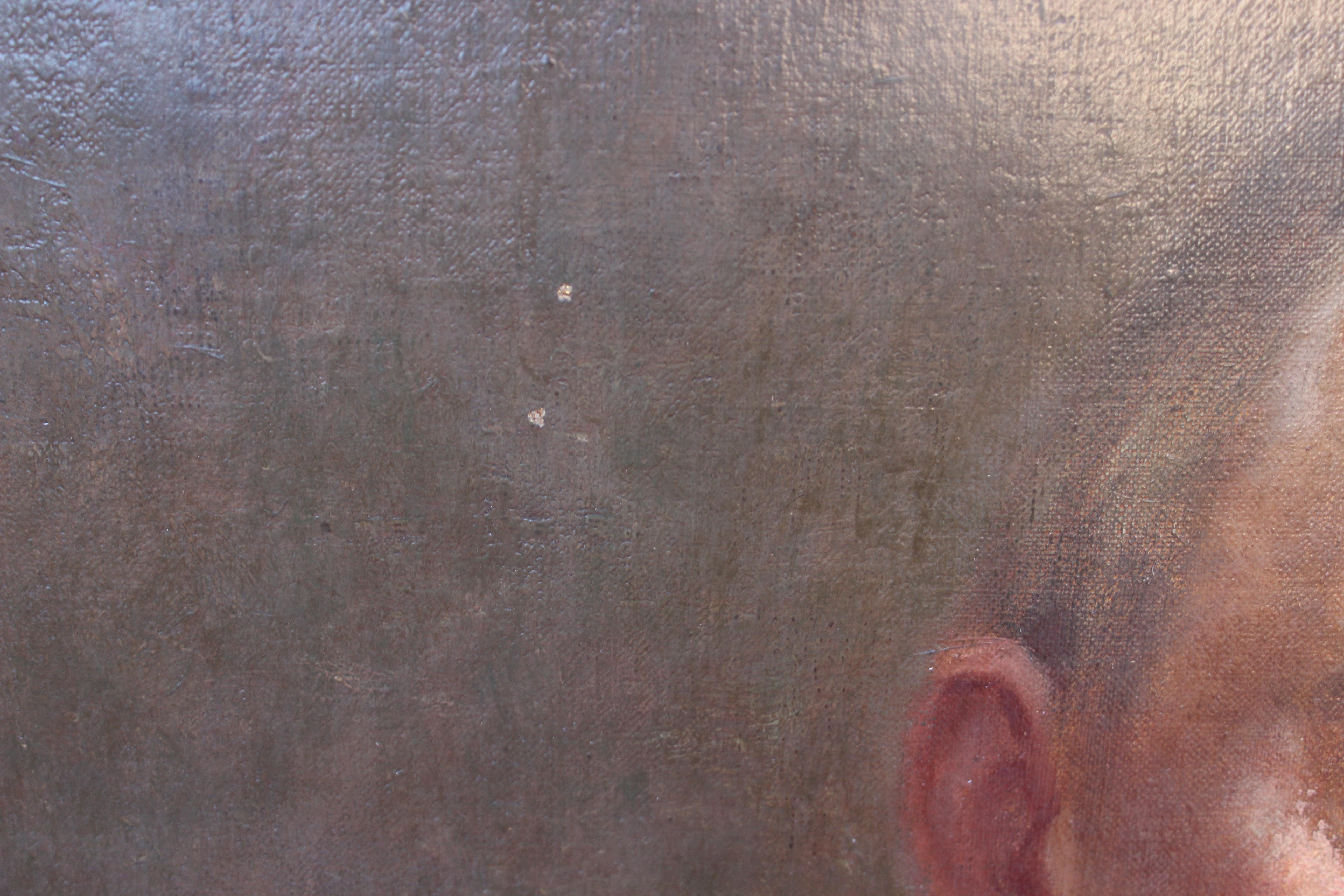 Grande peinture à l'huile ancienne sur toile du célèbre artiste allemand Fedor Encke (1851-1936) en vente 13
