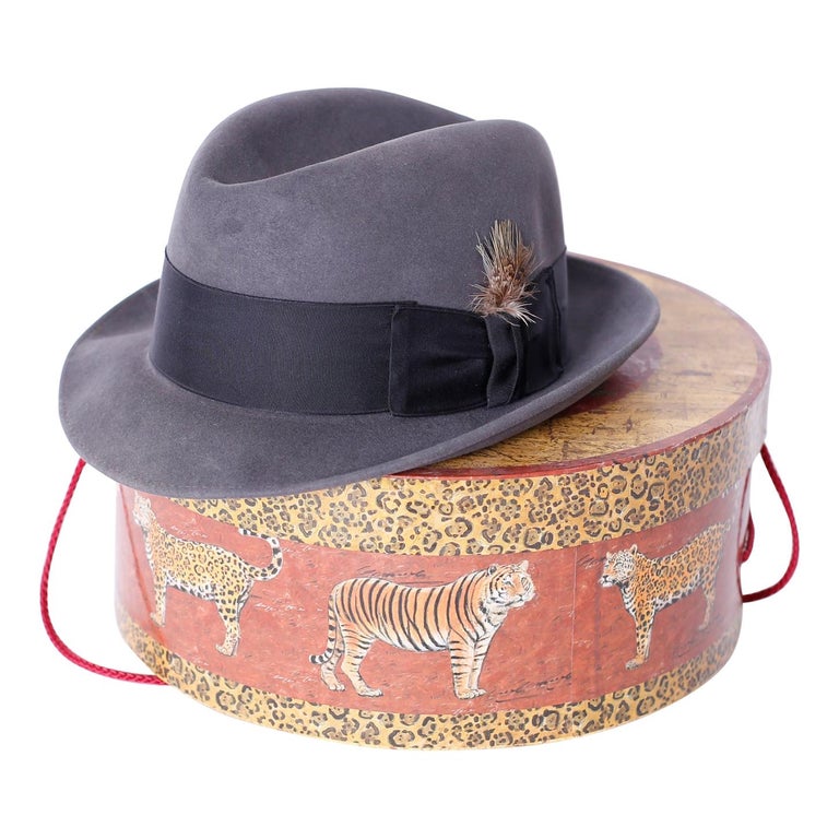 Fedora and Hat Box For Sale at 1stDibs