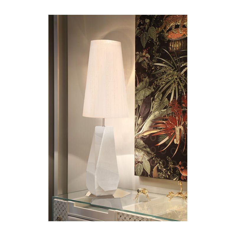 Feel Big Table Lamp with Silk Shade by Boca do Lobo In New Condition For Sale In New York, NY