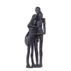 Sculpture en bronze Feely