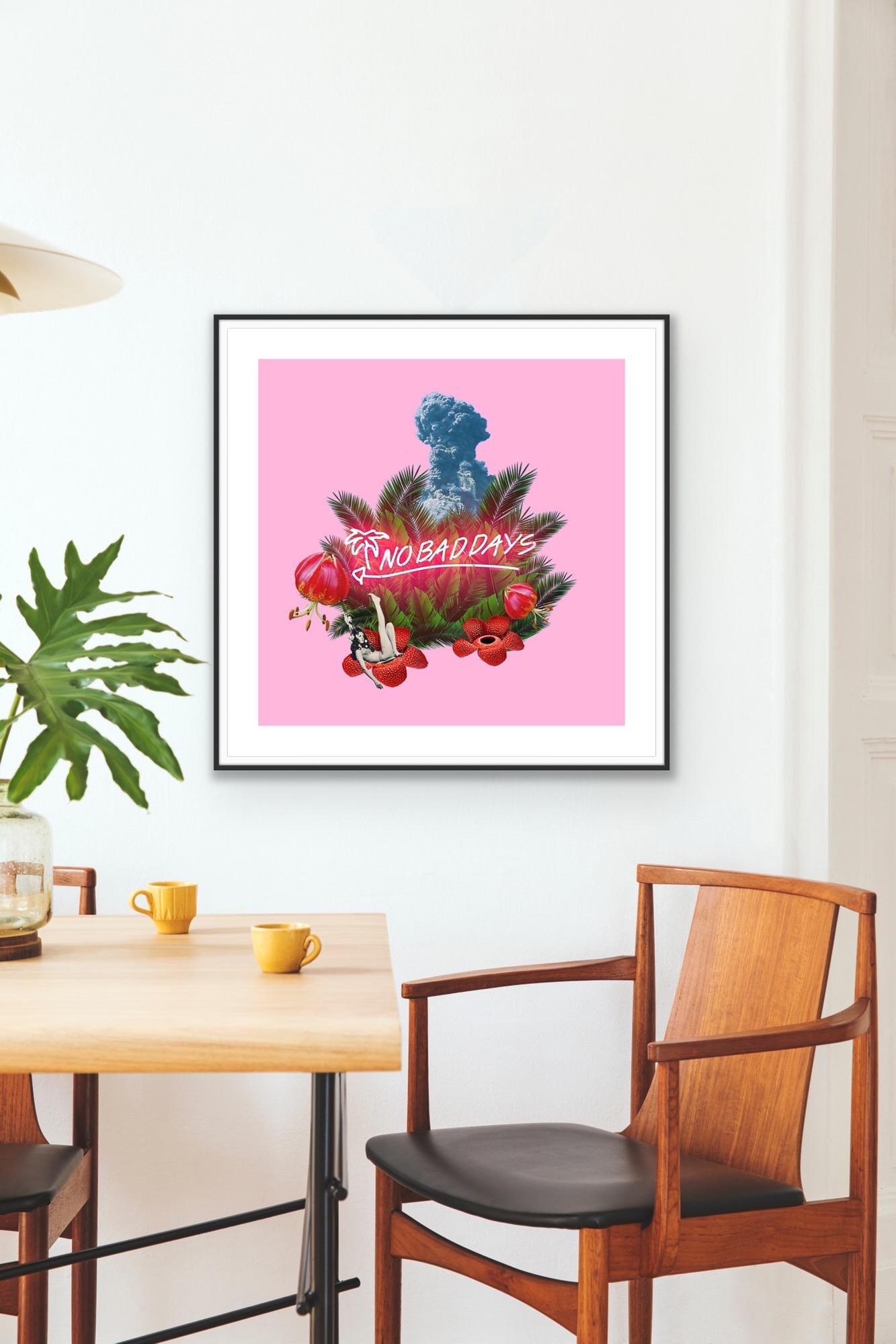 ADDITIONAL INFORMATION:
Fei Alexeli
No Bad Days

Limited edition of 20
70 H x 70 W x 0.1 D cm (27.56 x 27.56 x 0.04 in)
Giclée print on Hahnemühle paper
signed in front by the artist

Image size: 
Height: 70cm (27.56 in) 
Width: 70cm (27.56