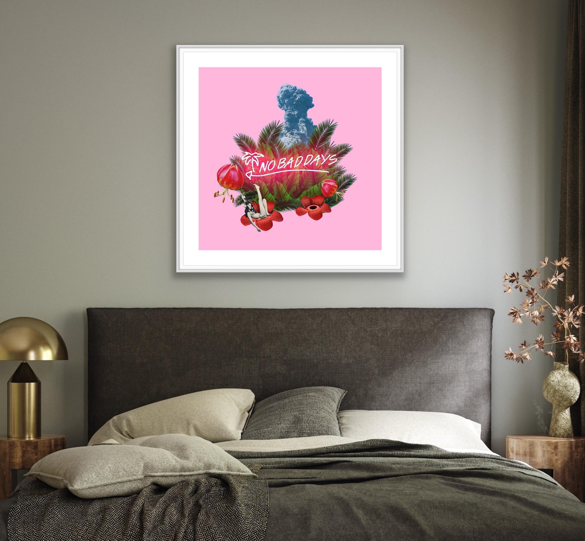 No Bad Days, Limited edition print, Pop Art, Neon Lights For Sale 1