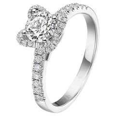 Fei Liu 0.5ct Diamond Platinum Lily of the Valley Engagement Ring - Size M