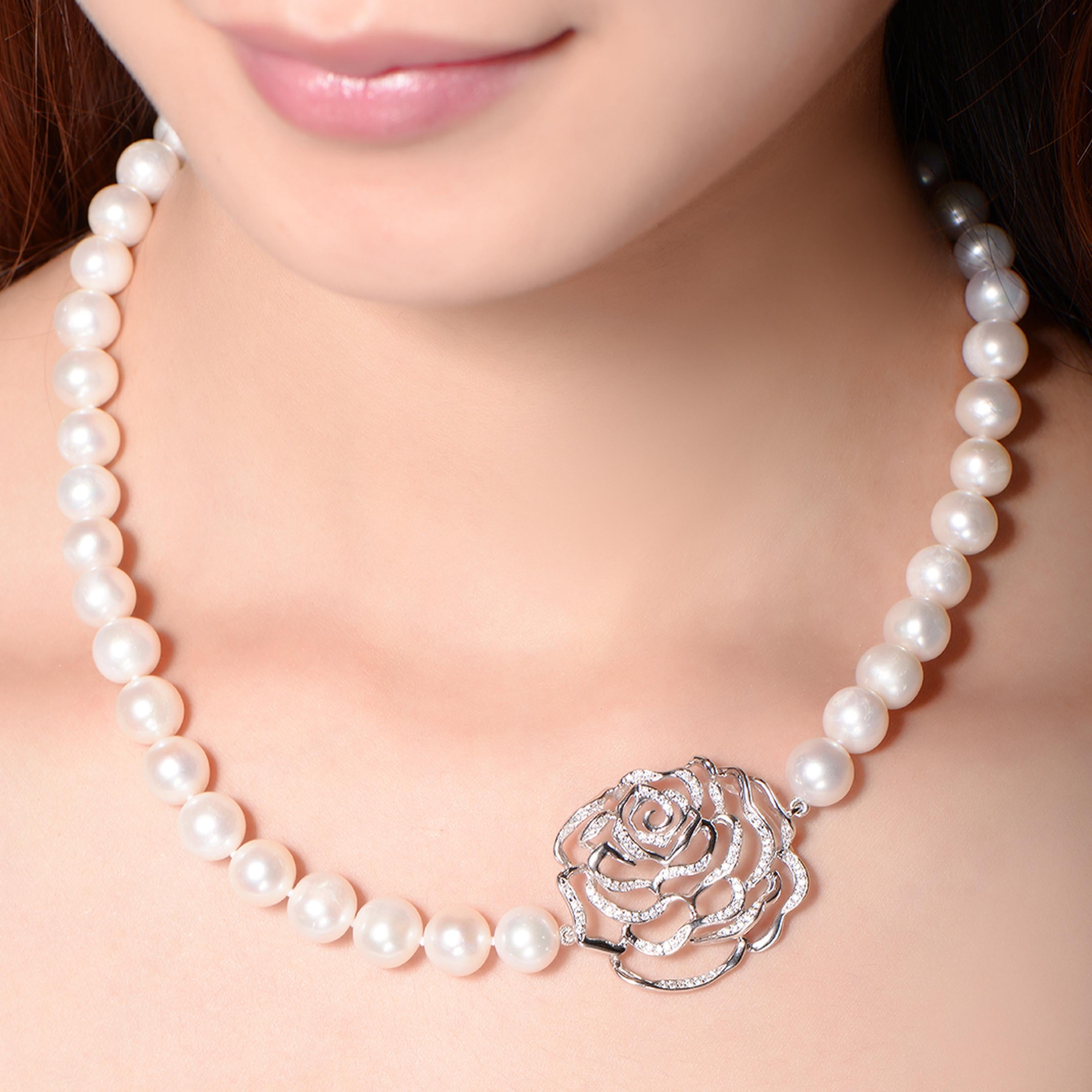 16 inch single pearl necklace
