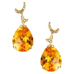 White Diamond Earrings
