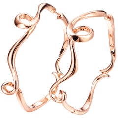 Fei Liu 18ct Rose Gold Plated Sterling Silver Endless Hoop Earrings
