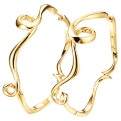 Fei Liu 18ct Yellow Gold Plated Sterling Silver Endless Hoop Earrings