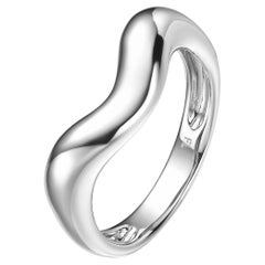 Fei Liu Arabella Platinum Unisex Wedding Band Ring