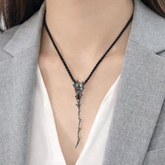Fei Liu Dawn Pendant with Tahitian Pearl and Mixed Gemstones in 18 Karat Gold