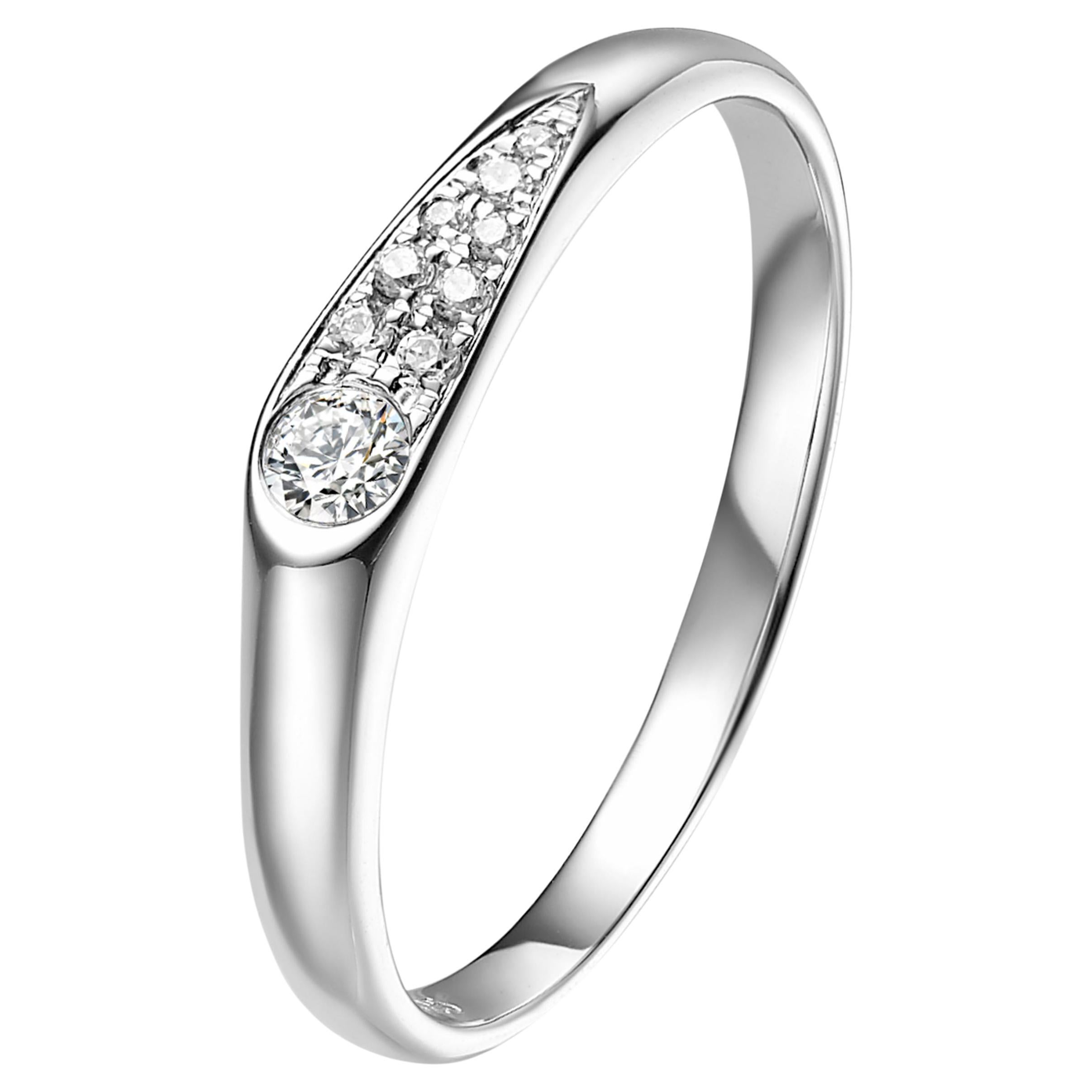 Fei Liu Platinum Twist Aurora Wedding Ring For Sale at 1stDibs