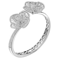 Fei Liu Bracciale in argento con cuori e frecce e zirconia cubica