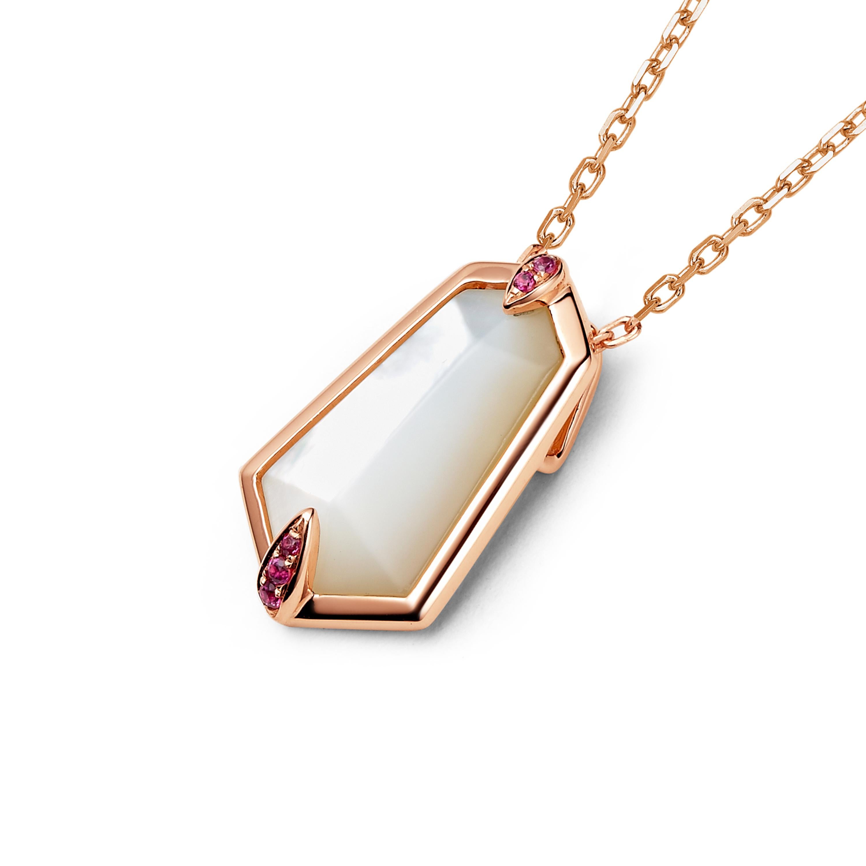 Let's go fly a kite. Sometimes it just the joy of seeing the kite take flight and sail freely through the air. They're lightness and form are embodied within the Nova Collection. The Nova large kite pendant feature delicately hand-cut 1.6ct mother