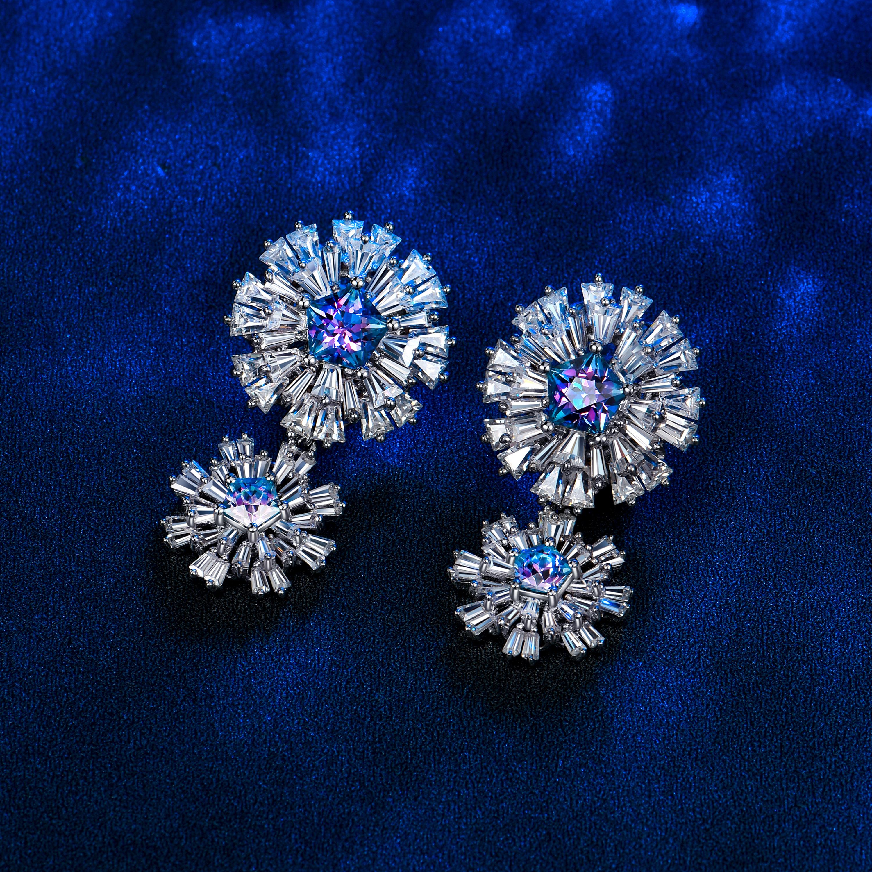 swarovski sunshine drop earrings
