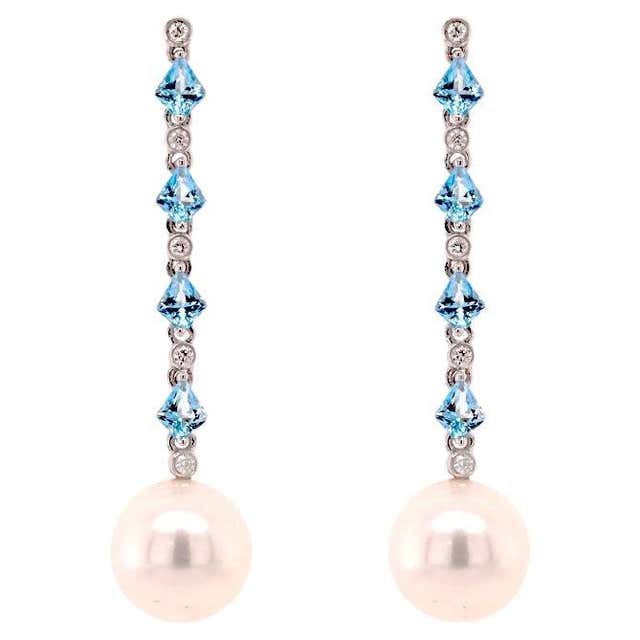 Fei Liu Pink Sapphire and Diamond 18 Karat Gold Textured Drop Earrings ...