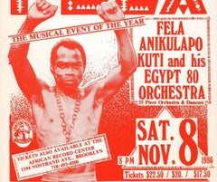 Fela Kuti New York 1986 (announcement)