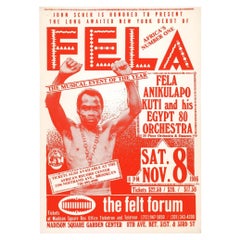 Fela Kuti New York 1986 (annonce)