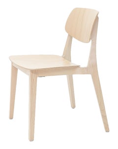Felber C14 Beech Wood Chairs by Dietiker, Exchangeable Back and Seat, Set of 2