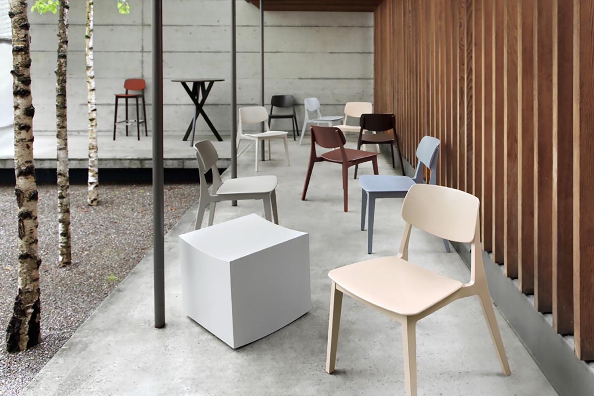 Chaises en bois de hêtre Felber C14 de Dietiker, dossier et assise échangeables, ensemble de 4 pièces en vente 3