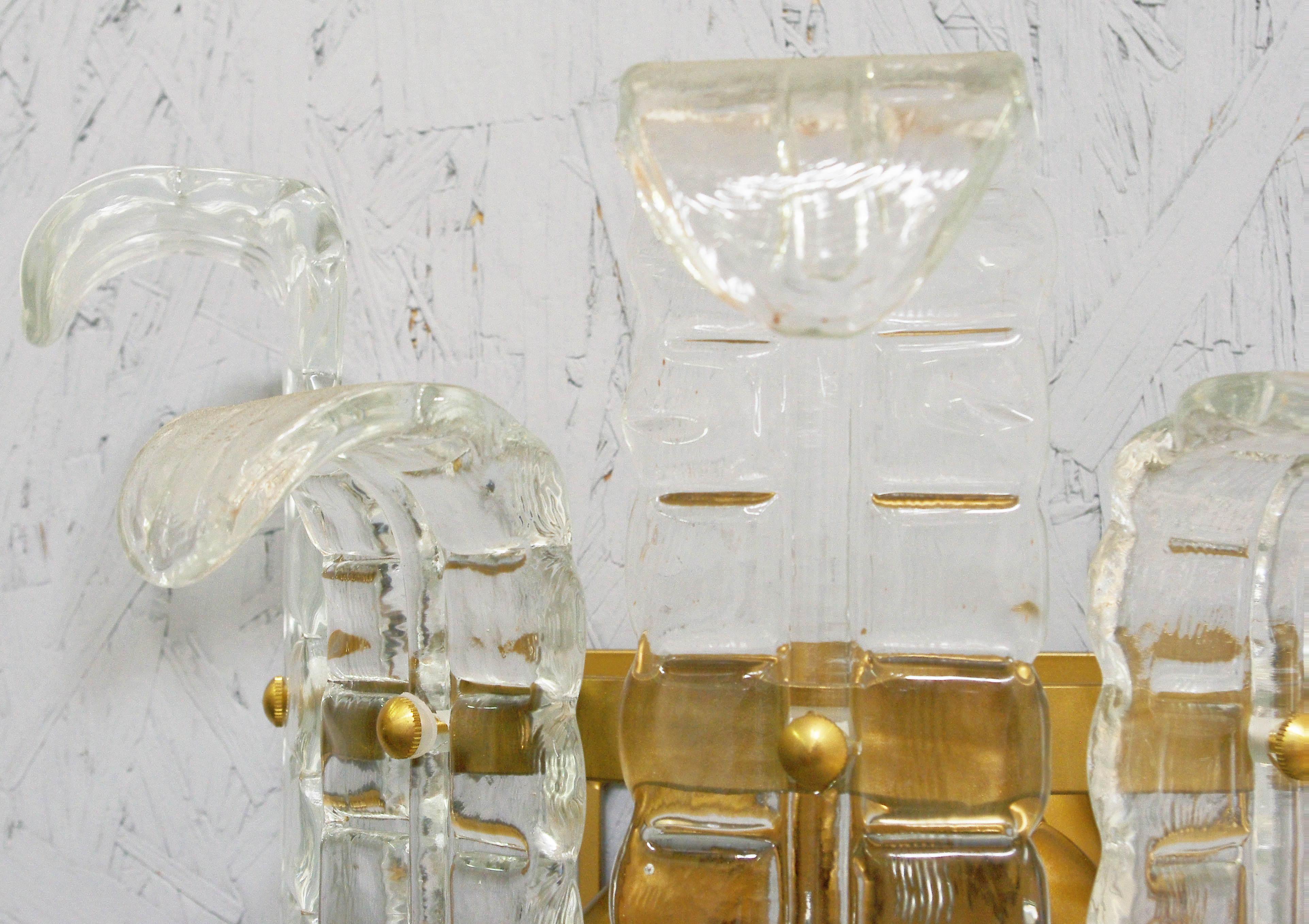Murano Glass Felci Sconce by Fabio Ltd For Sale