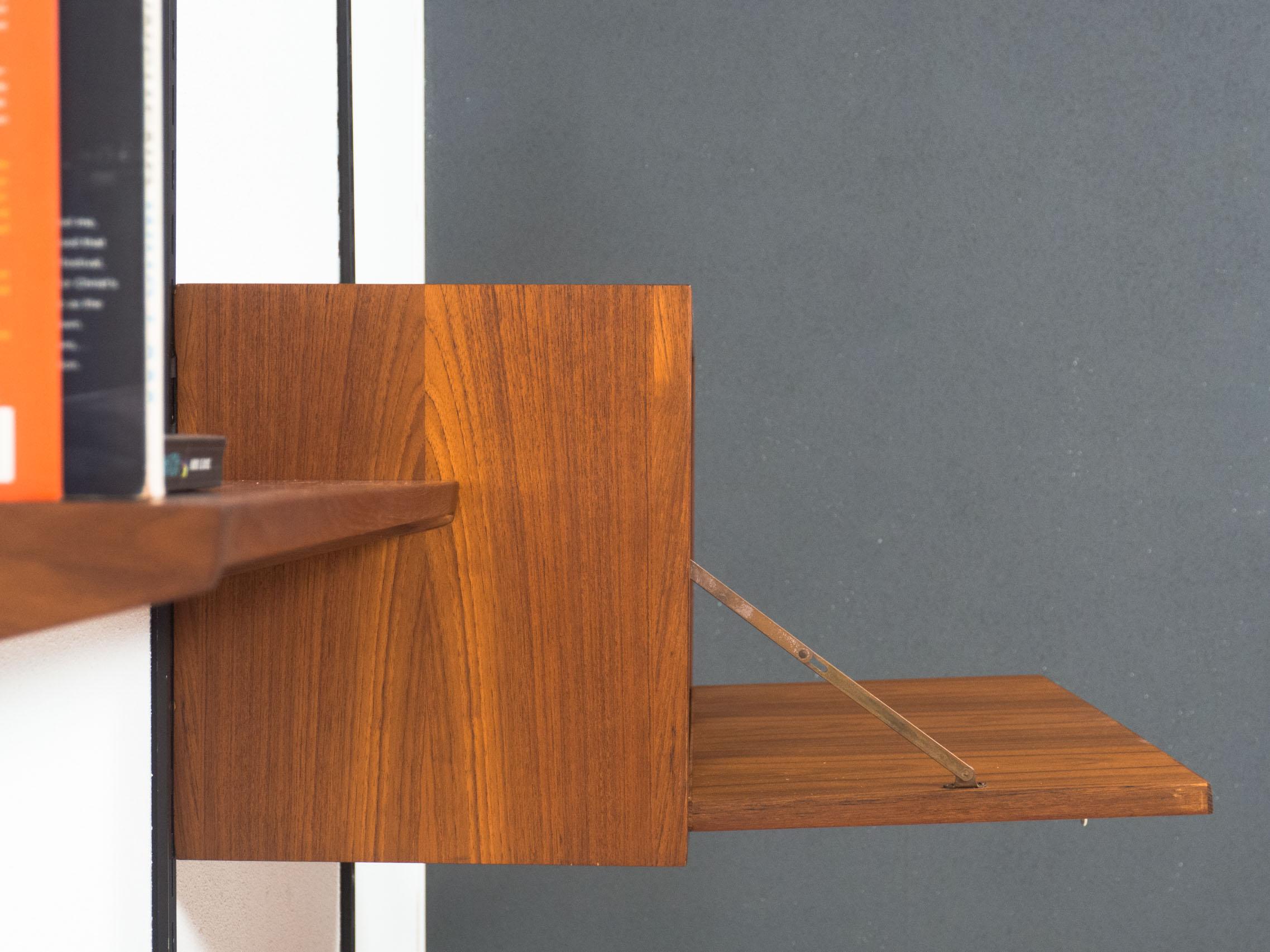 Feldballes Møbelfabrik Teak Wall Unit, Kai Kristiansen 1
