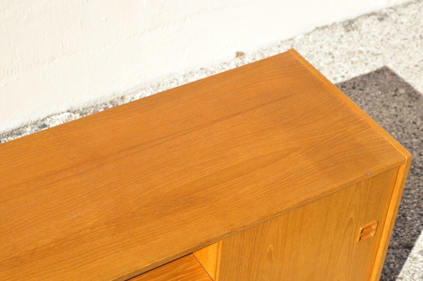 Feldballes Mobelfabrik Danish Modern Teak Record Credenza Media Cabinet 5