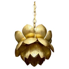 Lampadario o pendente Feldman Lotus in ottone