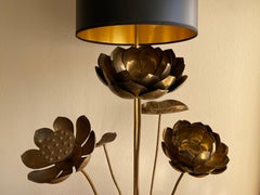 Feldman Brass Lotus Flower Lamp
