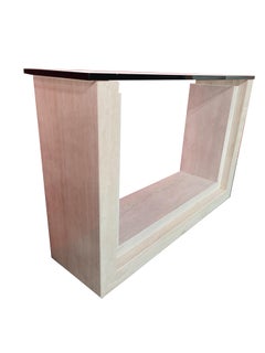 Feles Marble Travertine Console Natural, Matte, Polished Marble Made to Measure