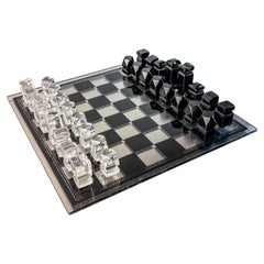 Scacchiera in acrilico di Felice Antonio Botta, Italia, anni '70