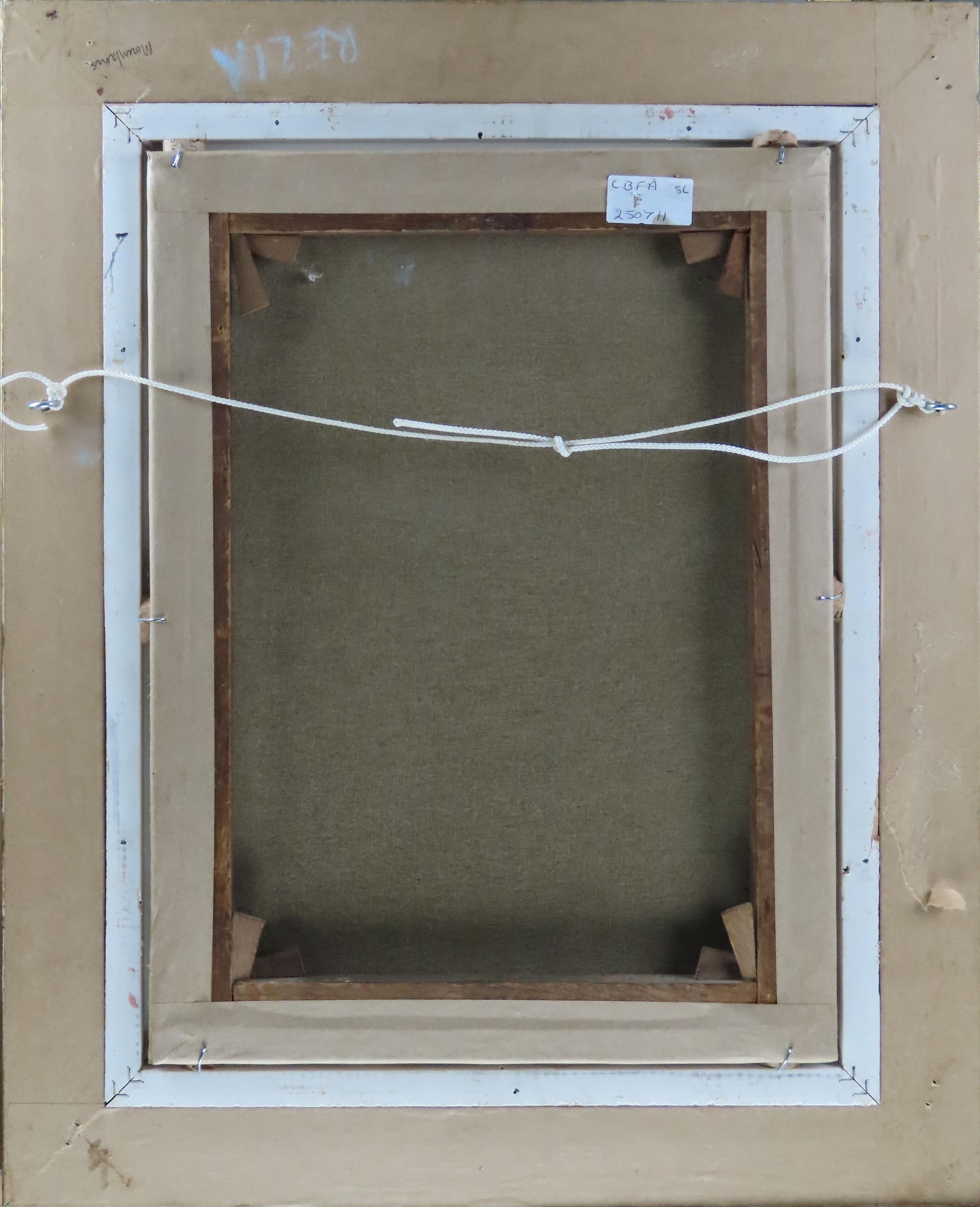 Paire de peintures à l'huile de Felice Auguste Rezia, 