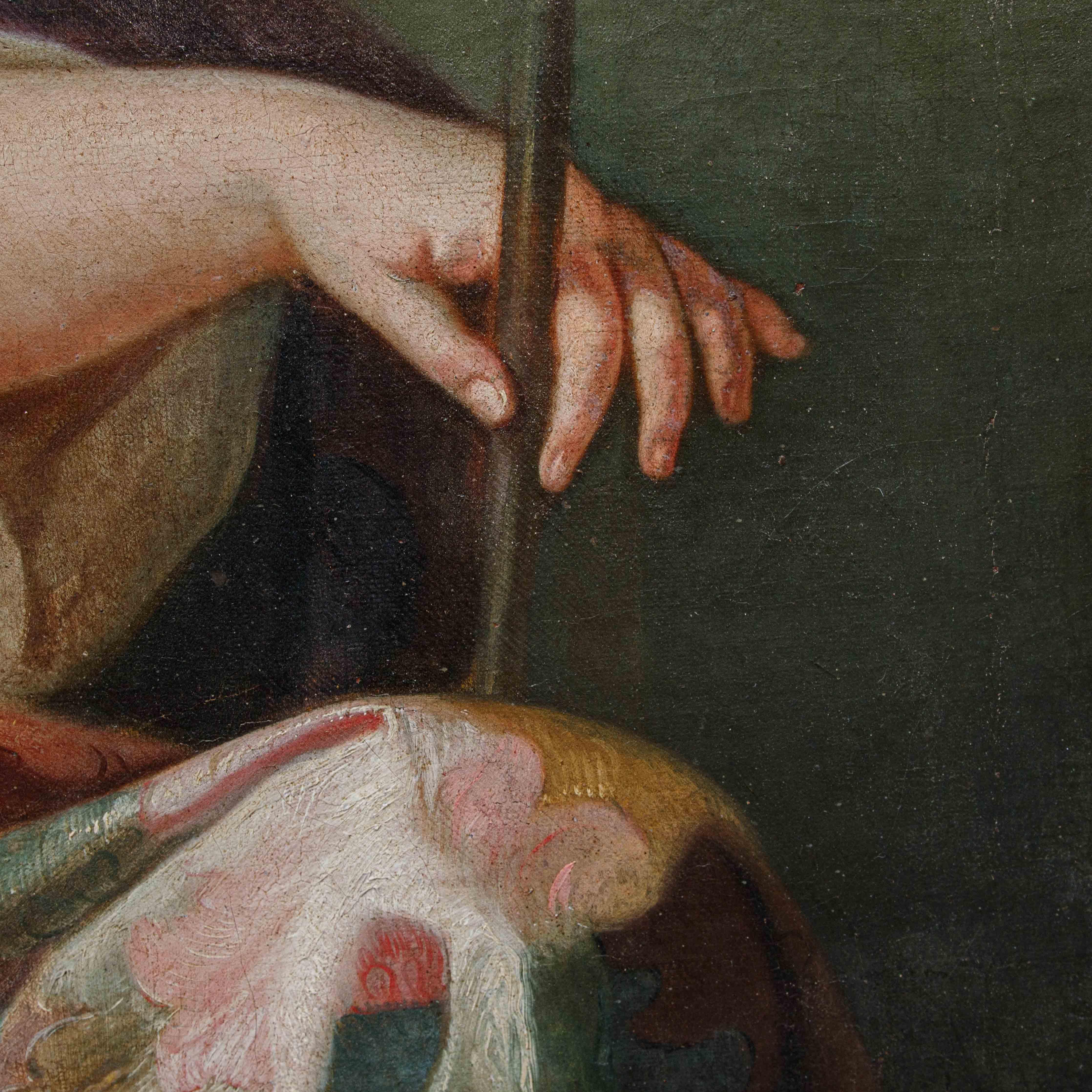Allegoria della Religione Dipinto olio su tela Felice Boscaratti (1721 - 1807) For Sale 14