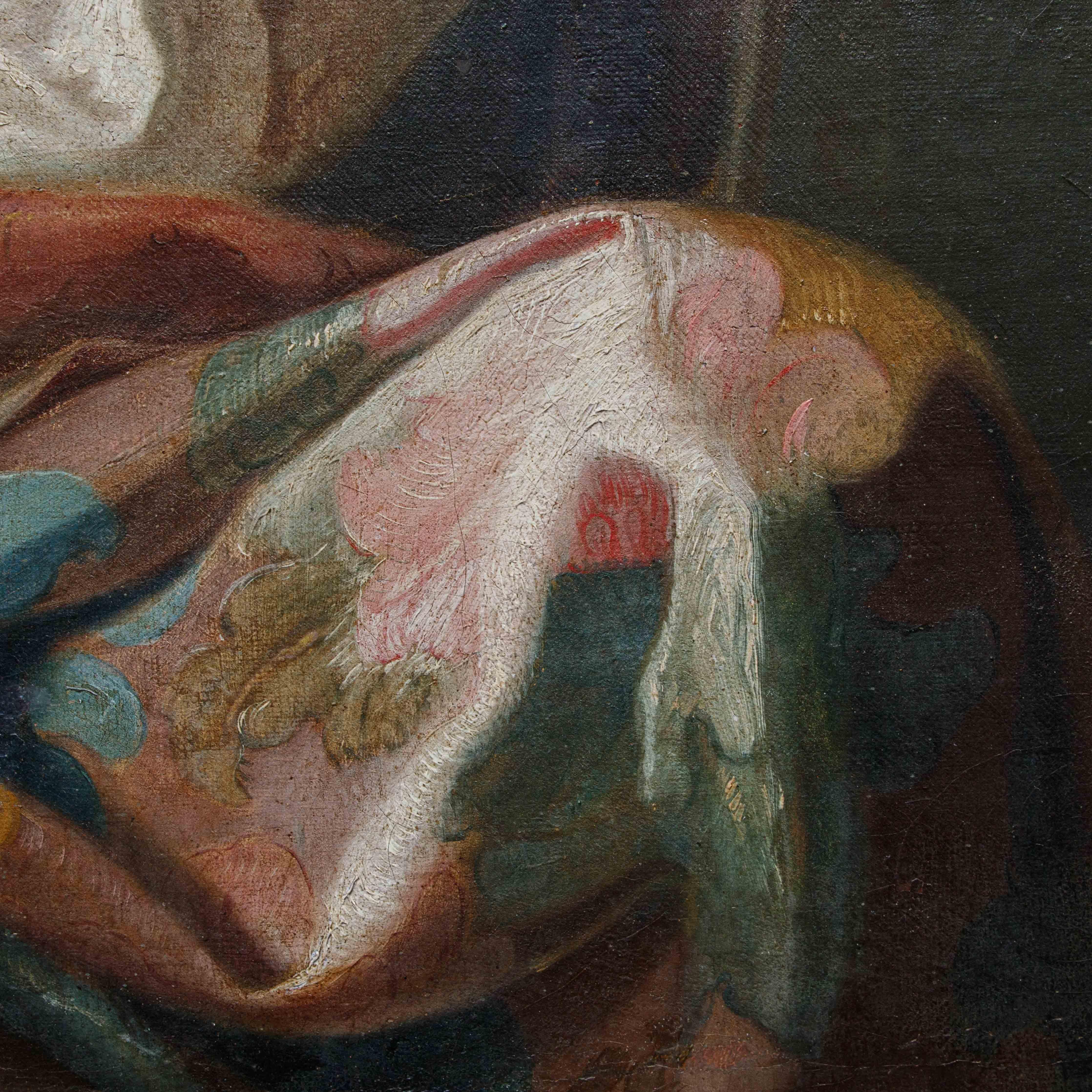 Allegoria della Religione Dipinto olio su tela Felice Boscaratti (1721 - 1807) For Sale 15