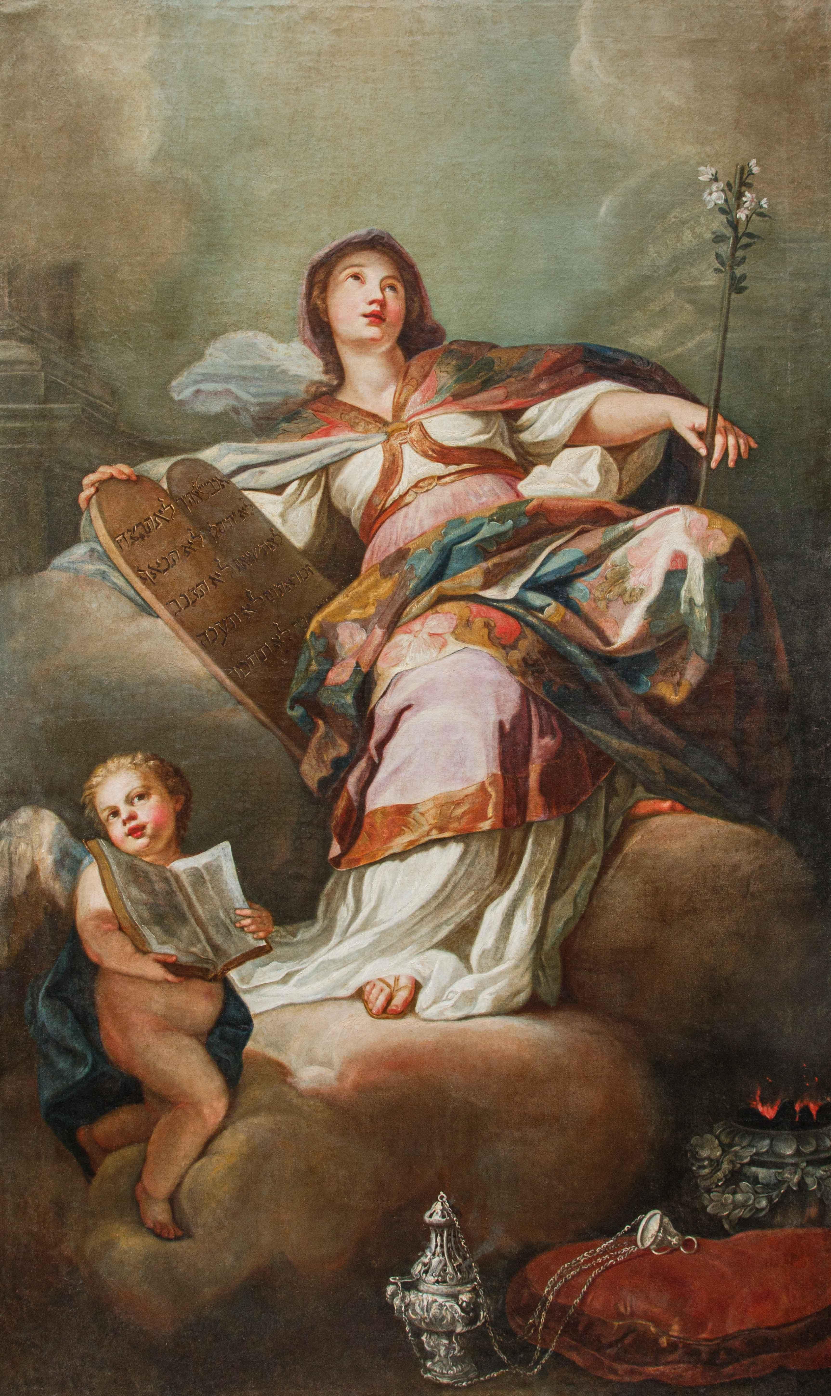 Allegoria della religione Dipinto olio su tela Felice Boscaratti (1721 - 1807) - Painting de Felice Boscarati