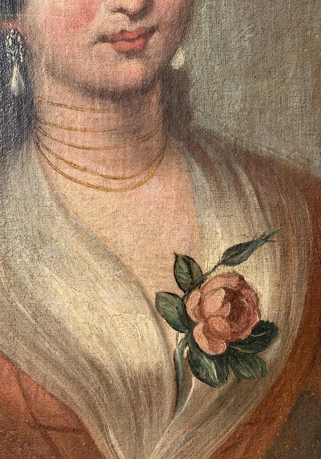 Felice Boscarati (Venice) - 18th century figure painting - Paesan portrait Italy For Sale 4