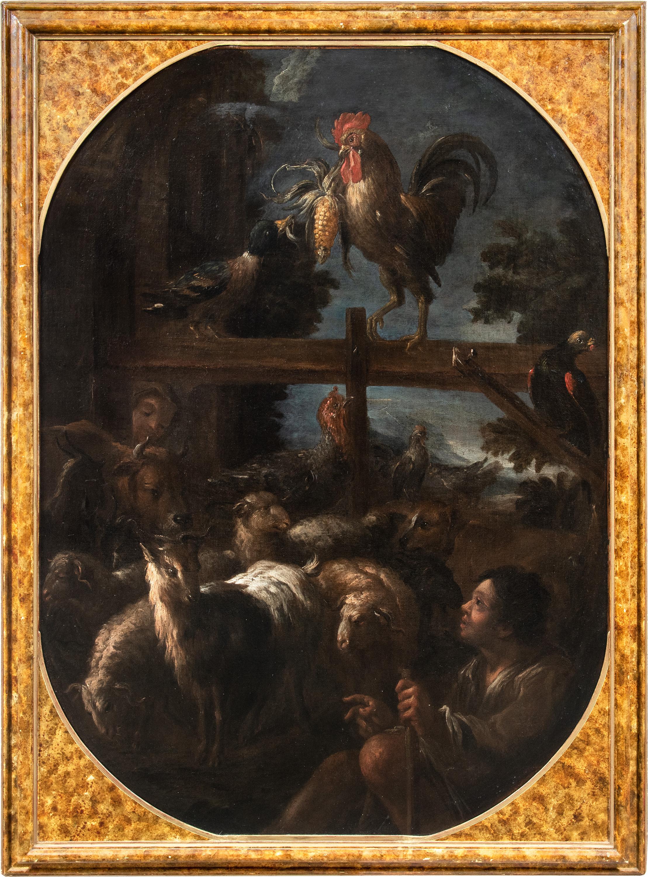 Felice Boselli (Baroque) - 18th century figure painting - Still life Sheperds
