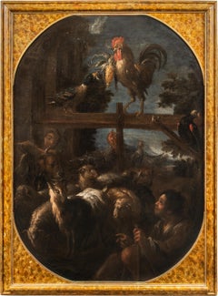 Felice Boselli (maître baroque) Peinture de figures du 18e siècle - Nature morte 